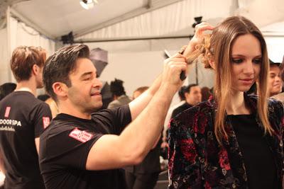 Backstage w/ Elizabeth Arden Red Door Spa at Emerson & Brandon Sun Fall 2013