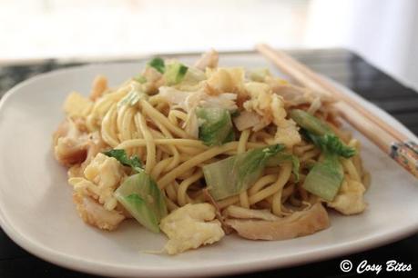 Stir Fried Egg Noodles with Chicken-1