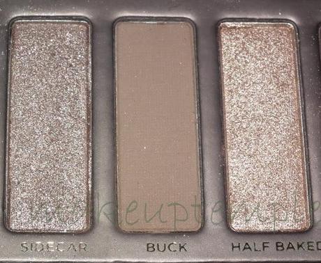 Urban Decay Naked Palette Swatches