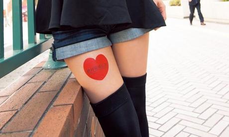 Japanese Girls Rent Out Their Legs as Advertising Space