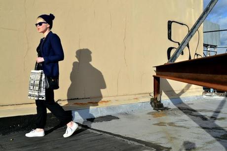 winter fashion, rayban sunglasses, fleur d'elise, classic vans