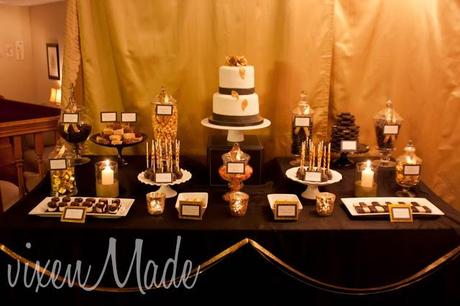 {Customer Party} Black & Gold 50th - Paperblog