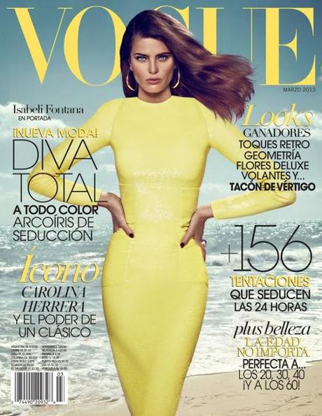 ISABELI FONTANA FOR VOGUE LATIN AMERICA’S MARCH COVER SHOOT