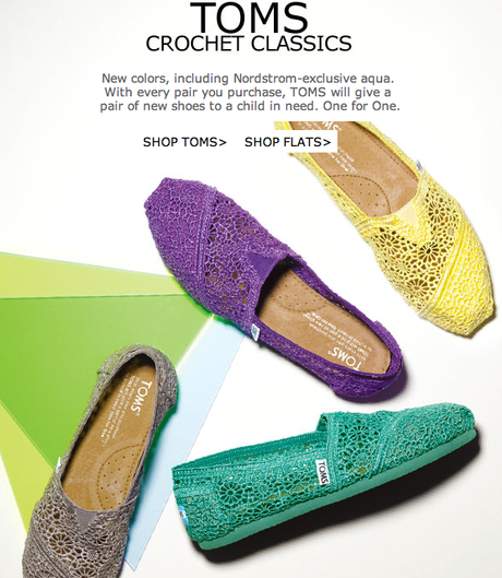 nordstrom toms crochet shoes covet her closet celebrity fashion gossip blog trends 2013 how to sale promo code sale deal