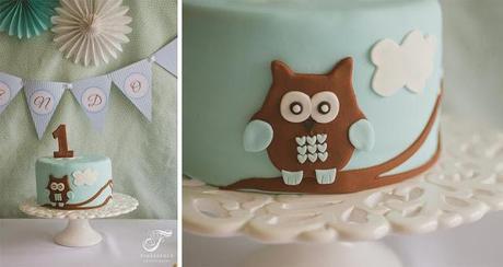 A Blue Owl Themed Party for a 1st Birthday by Little Dimple Designs