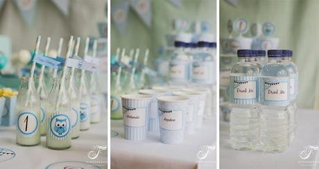 A Blue Owl Themed Party for a 1st Birthday by Little Dimple Designs