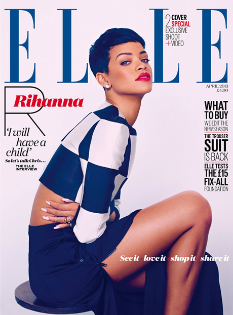 Rihanna for Elle Magazine UK April 2013
Photographer: Mariano...