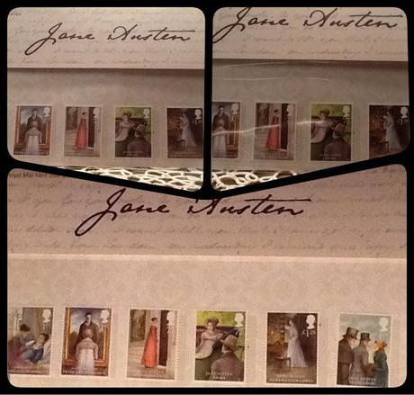 IN MY MAILBOX:  LOVELY JANE AUSTEN STAMPS AND NOT ONLY