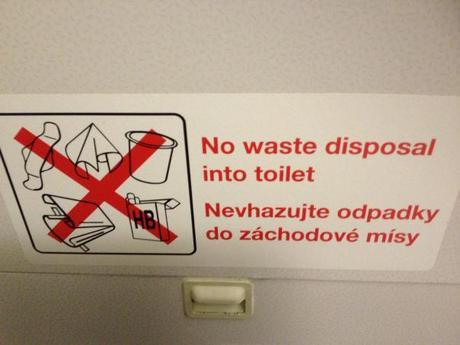 If you're leaving town on an airplane, it's always a bad idea to go fishin' in the airplane's toilet.