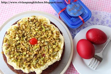 Carrot Cake with Cream Cheese Frosting (Delia Smith)/ Birthday Cake