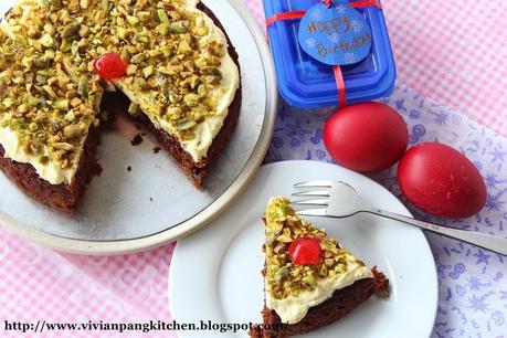 Carrot Cake with Cream Cheese Frosting (Delia Smith)/ Birthday Cake