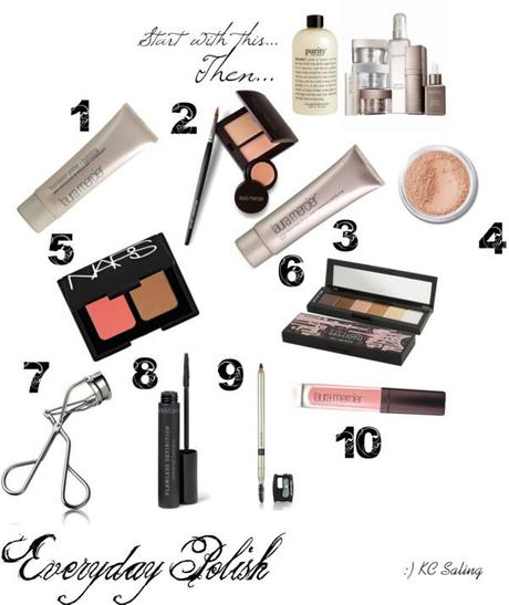 makeup routine