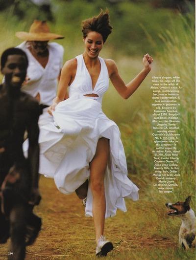 azedine alaia cotton pique sun dress_christy turlington_vogue may 1990_hans feurer