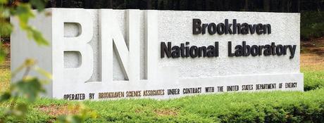 Brookhaven's main gate sign (Credit: Brookhaven National Laboratory)