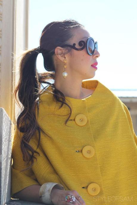 From Grandma with Love // Yellow Swing Jacket