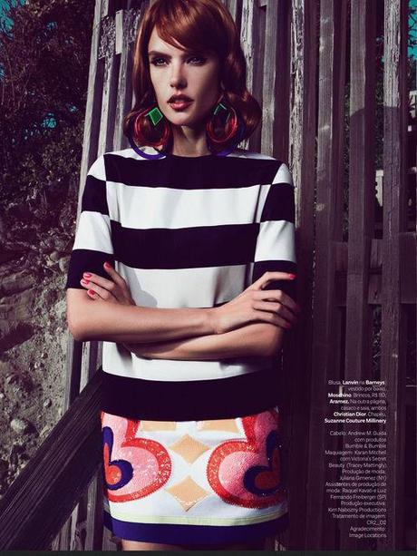 Alessandra Ambrosio for Vogue Brazil March 2013 in California...