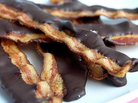 Chocolate-covered bacon