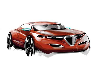 Alfa Romeo Design proposal by Thomas Felix