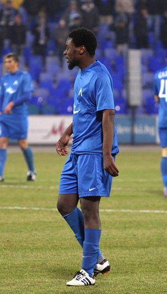 Yulu-Matondo when playing for Levski Sofia. Courtesy of Biso