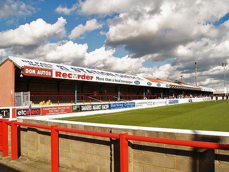 The London Borough of Barking & Dagenham Stadium, when it was simply known as Victoria Road. Courtesy of David Ingham