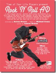 Time of Your Life Players - Rock n Roll AD poster