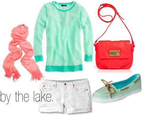 If your going to the Lake this Spring…. don’t forget a scarf and your Sperrys!  {Outfit info: Lake Vacation Essentials.}