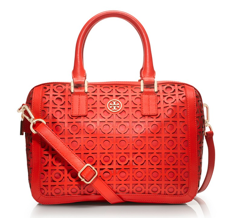 tory burch perforated middy satchel tutorial covet her closet fashion celebrity trends 2013