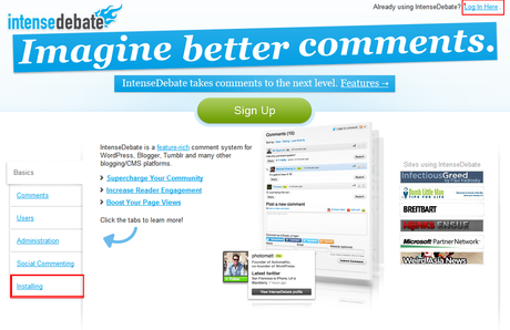 Blogger & Website Comment Box : Widget
