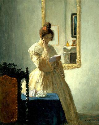 Woman Reading a Letter - Paperblog