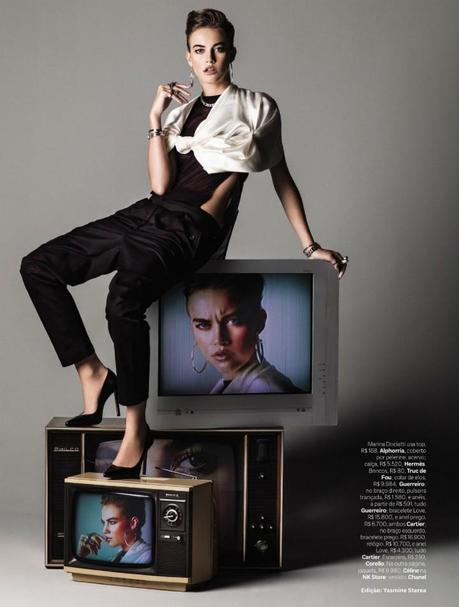 Marina Dociatti by J.R. Duran for Vogue Brasil March 2013
