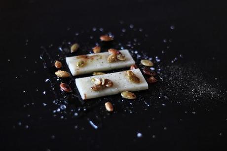 Manchego with honey & pumpkin seeds # 66