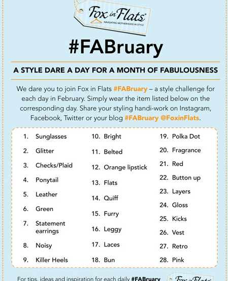 As FABruary cedes into a March a new style dare arises