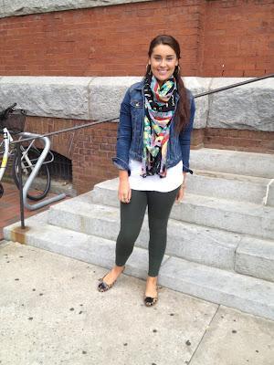 SCARVES THE LIMIT: Check Out This Fashionista's Fall Look!