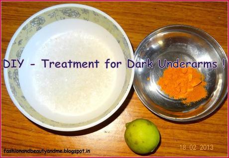 DIY- Treatment for Dark Underarms