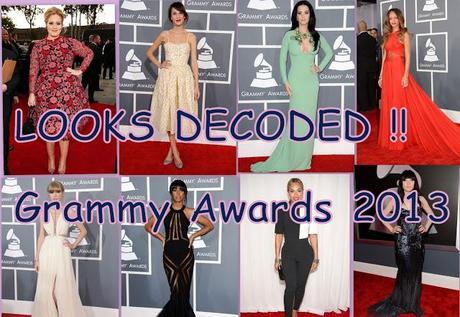 LOOKS DECODED ! - Grammy Awards 2013