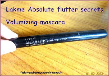 Lakme Absolute flutter secrets volumizing mascara