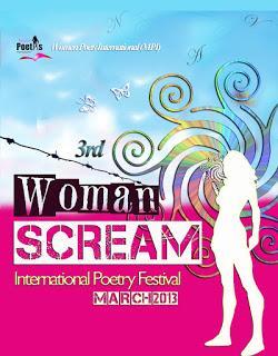 woman scream international poetry festival