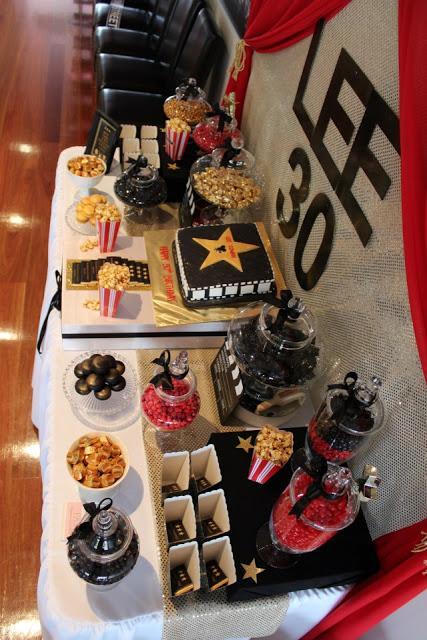 Hollywood Themed Party by Elegance and Flair Styling