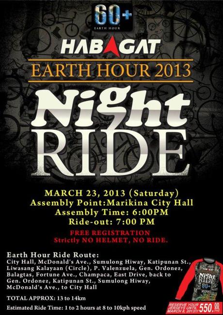 Habagat Earth Hour Ride 2013