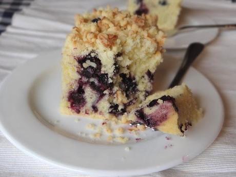 Blueberry Muffin Cake with Coconut Streusel