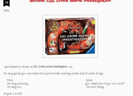 Review: Ravensburger's CSI science kit