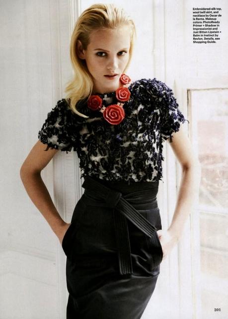 Ginta Lapina by Nicolas Moore for Allure March 2013 3