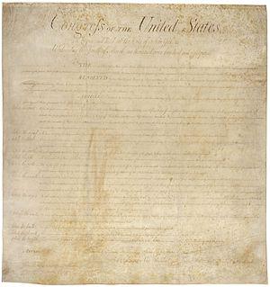 English: The Bill of Rights, the first ten ame...