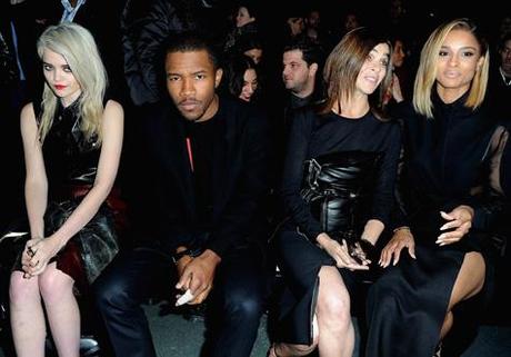 Celebs Front Row at the Givenchy Fall/Winter 2013 Ready to Wear...