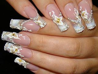 Pretty Nails for the Wedding Day - Paperblog