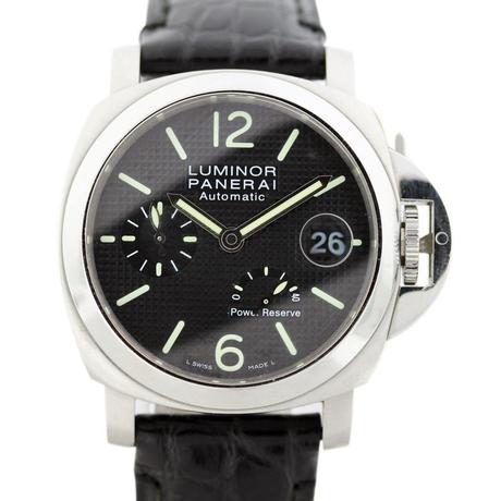 Panerai Power Reserve Luminor Carbon Fiber Dial Watch, panerai luminor carbon dial