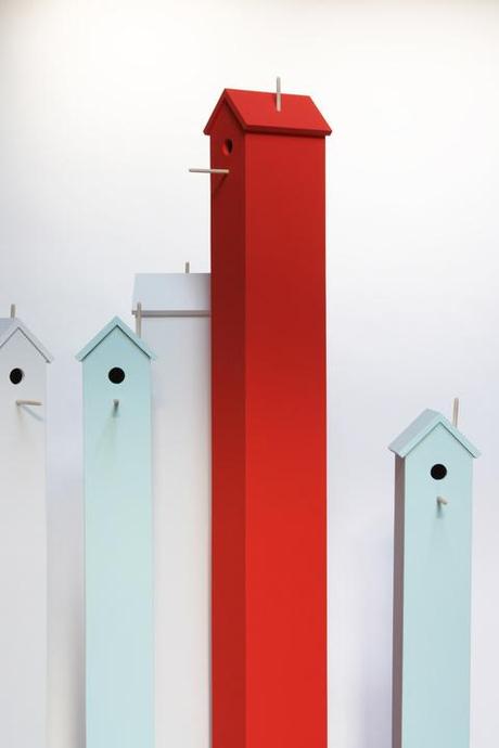 Attic birdhouses by Chad Wright