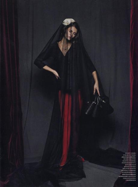 Bianca Balti by Natalia Alaverdian for Harper's Bazaar Russia March 2013 2