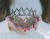 Gold Maiden Fairytale Lace Crown - neesiedesigns