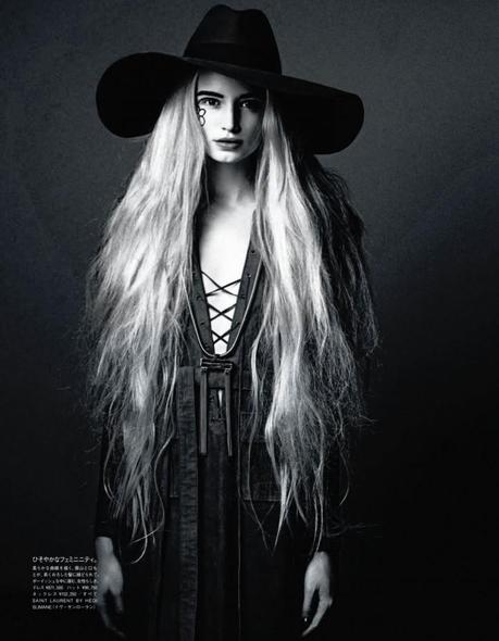 Maud Welzen by Kenneth Willardt for Vogue Japan April 2013 2